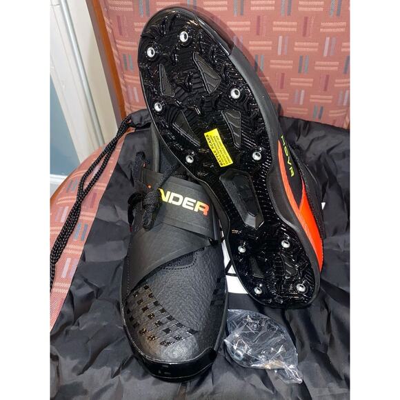 New Under Armour Mens Size 11 Silencer Track Spikes Shoes 3022517 004 Javelin - Picture 4 of 6